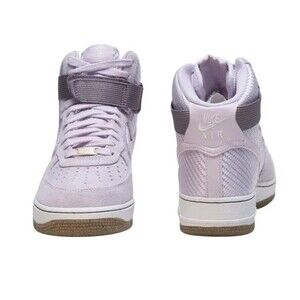 Nike Air Force 1 High Premium Bleached Lilac Suede Women's Size 8